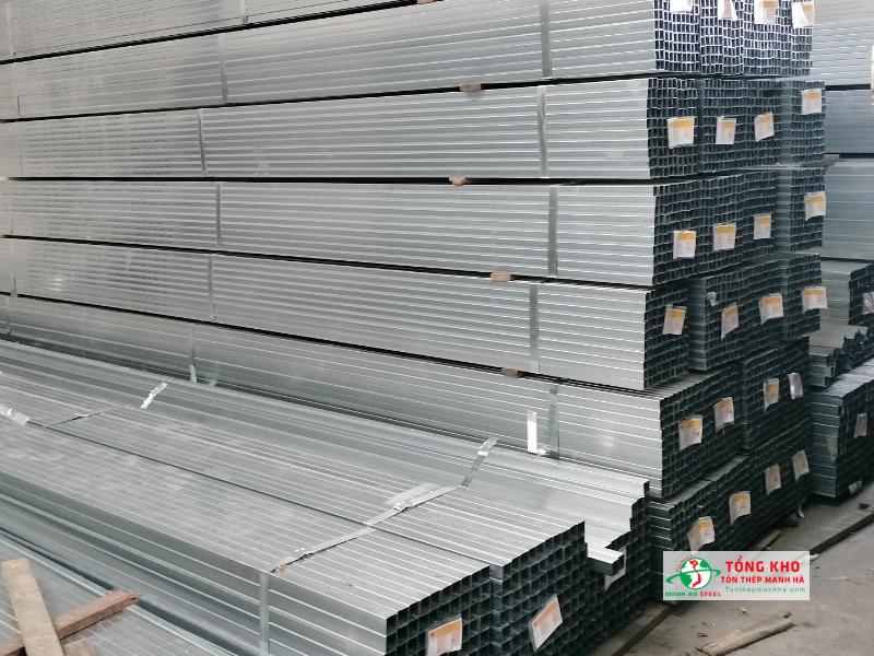 Thép hộp mạ kẽm 40x40