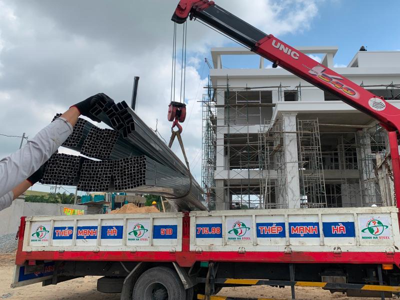 Cung cấp 800 cây thép hộp TVP mạ kẽm cho công trình khung thép tại KCN Mỹ Phước 3, Bình Dương