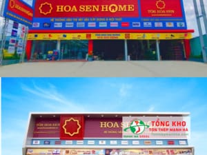 Tham khảo danh sách các cửa hàng tôn Hoa Sen gần nhất