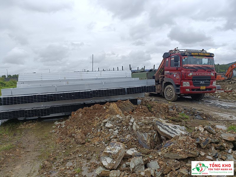 Cung cấp 150 cây thép hộp mạ kẽm cho dự án cải tạo cầu đường tại Bình Dương.