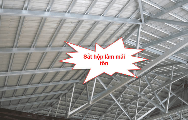 Sắt hộp làm mái tôn