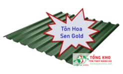 Tham khảo giá sản phẩm tôn Hoa Sen Gold mới nhất hiện nay