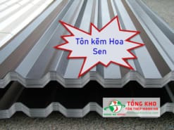 Cập nhật bảng báo giá tôn kẽm Hoa Sen mới nhất hiện nay - Liên hệ ngay để được báo giá