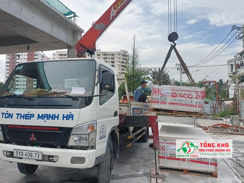 Mua tôn xốp phẳng tại đại lý Mạnh Hà được CK 3 - 7%