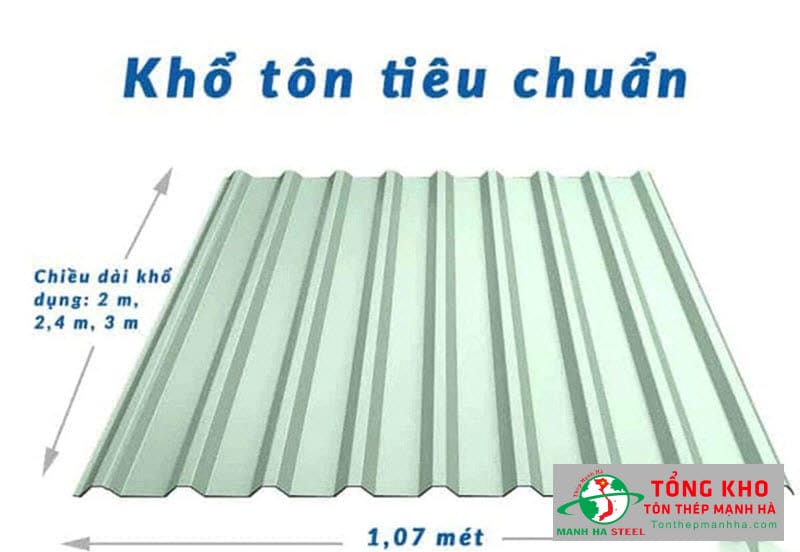 Nắm rõ khổ tôn xốp giúp mua vật tư dễ dàng hơn