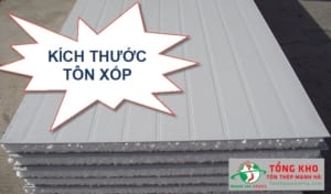 Kích thước độ dày tôn xốp