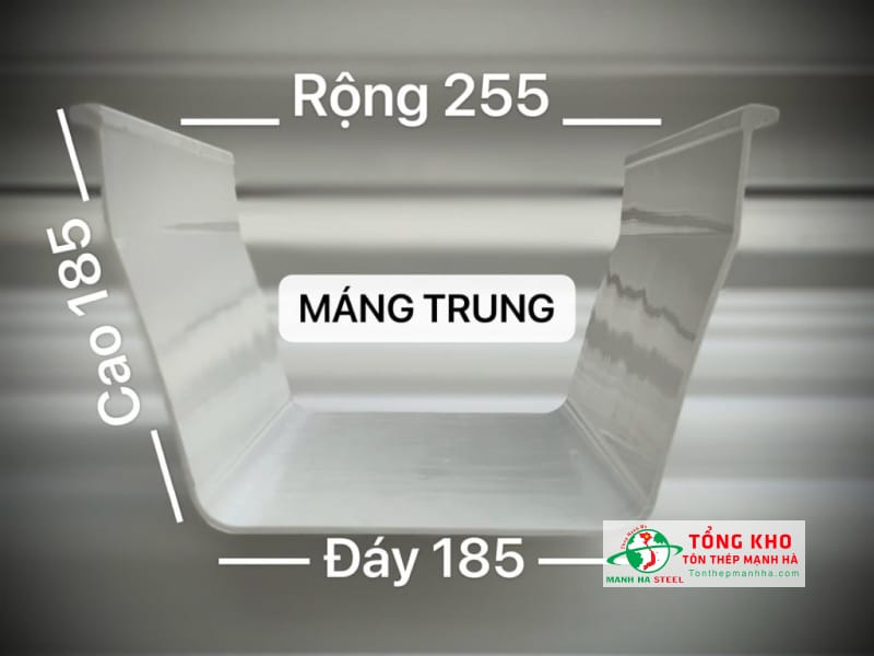 Máng xối trung