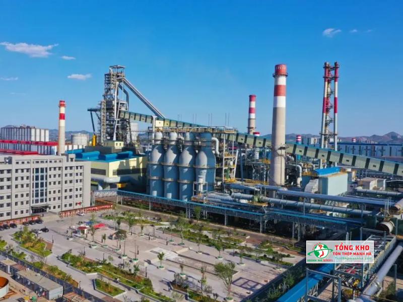 Nhà máy thép Trung Quốc có quy mô sản xuất lớn