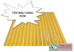 Tôn màu vàng kem