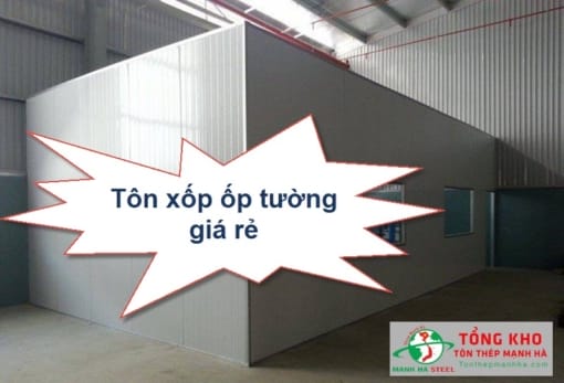 Tôn xốp ốp tường ngăn phòng giá rẻ