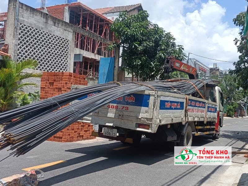 Mạnh Hà cung cấp thép Việt Mỹ và Hòa Phát chính hãng, nhập trực tiếp nhà máy, giá CK 3 - 7%