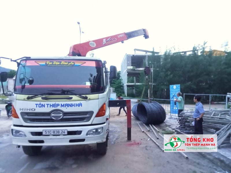 Tôn thép Mạnh Hà cung cấp thép xây dựng chất lượng, giá cạnh tranh