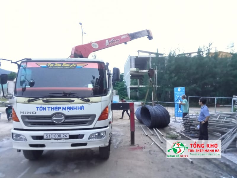 Địa chỉ bán thép Việt Mỹ và thép Hòa Phát uy tín, chất lượng tại Miền Nam - Tôn thép Mạnh Hà