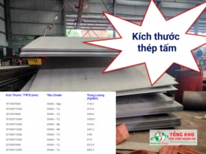 Kích thước thép tấm