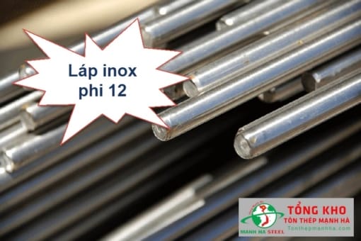 Láp inox phi 12