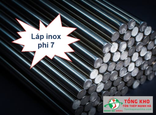 Láp inox phi 7