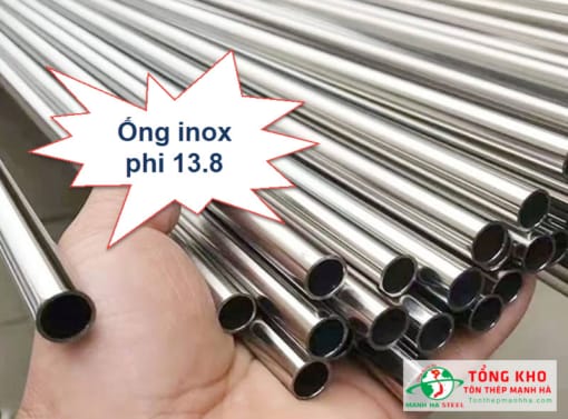 Ống inox phi 13.8