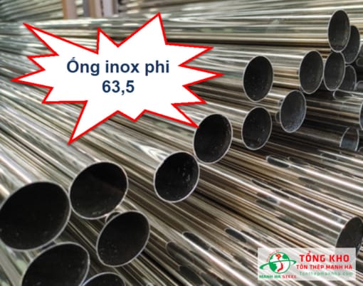 Ống inox phi 63,5