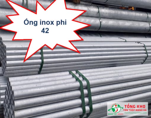 Ống inox phi 42