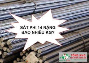 Sắt phi 14 nặng bao nhiêu kg