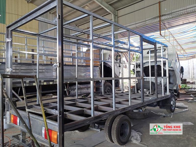 Ứng dụng thép hình U120 làm khung sườn xe tải nhỏ