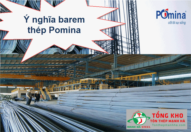 Barem thép Pomina giúp khách hàng dễ dàng chọn mua được vật liệu cho công trình