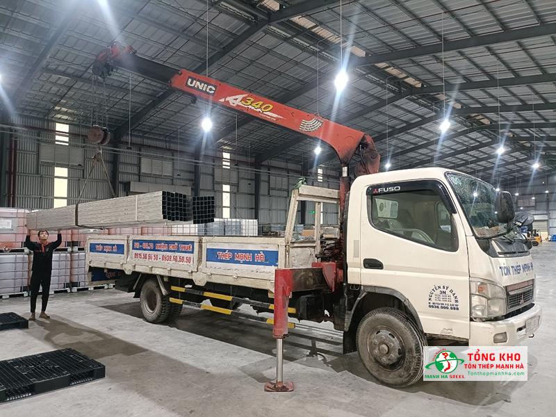 Tôn Thép Mạnh Hà có đa dạng quy cách thép hộp, hàng chính hãng, giao nhanh, giá tốt