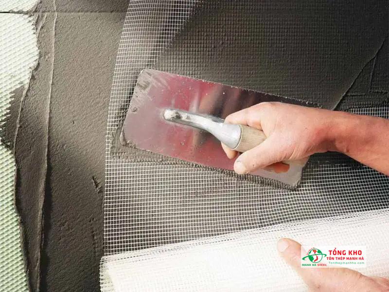 Sử dụng lưới trát tường hạn chế nứt rạn, nâng cao độ bền công trình