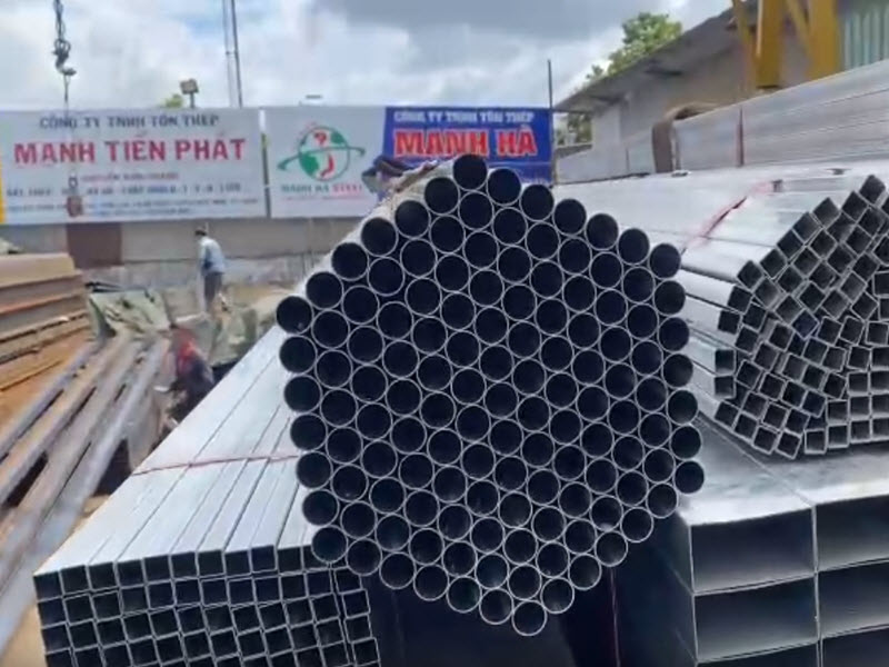 Đại lý Tôn Thép Mạnh Hà cung ứng thép ống Đức Việt giá tốt nhất