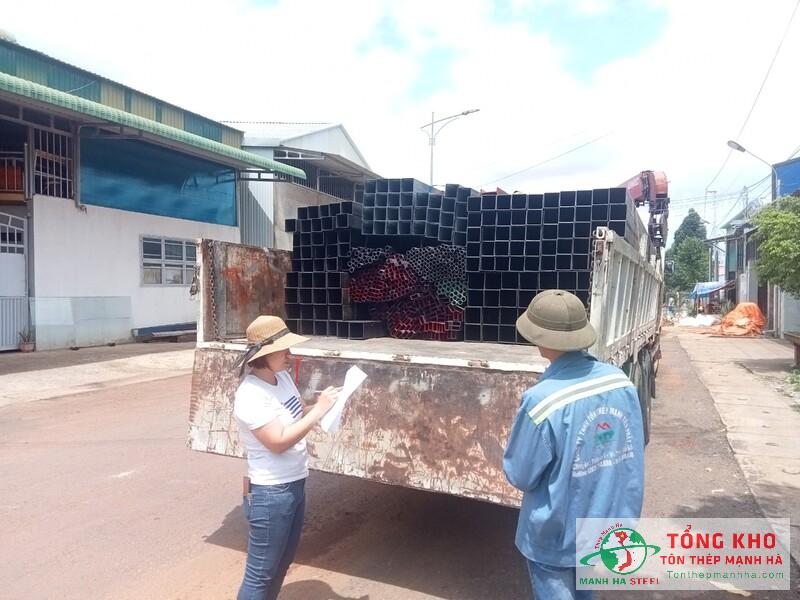 Đại lý Tôn Thép Mạnh Hà cung ứng thép hộp 175x175 ưu đãi, giao tận công trình
