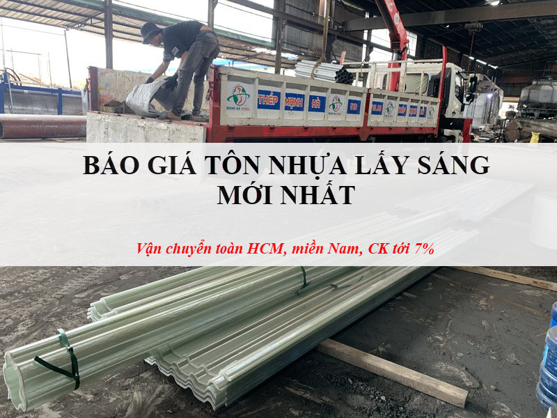 Cập nhật báo giá tôn nhựa lấy sáng mới nhất tại Tôn Thép Mạnh Hà