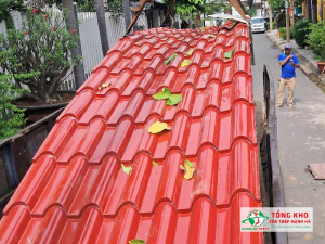 Tôn giả ngói tại Tôn Thép Mạnh Hà ở Bình Chánh được nhiều khách hàng ưa chuộng