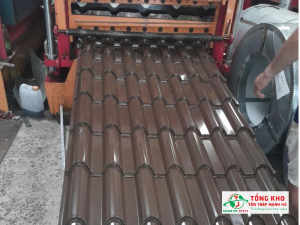 Đại lý Tôn Thép Mạnh Hà cung cấp tôn giả ngói chính hãng, giá rẻ, gia công theo yêu cầu tại Tiền Giang