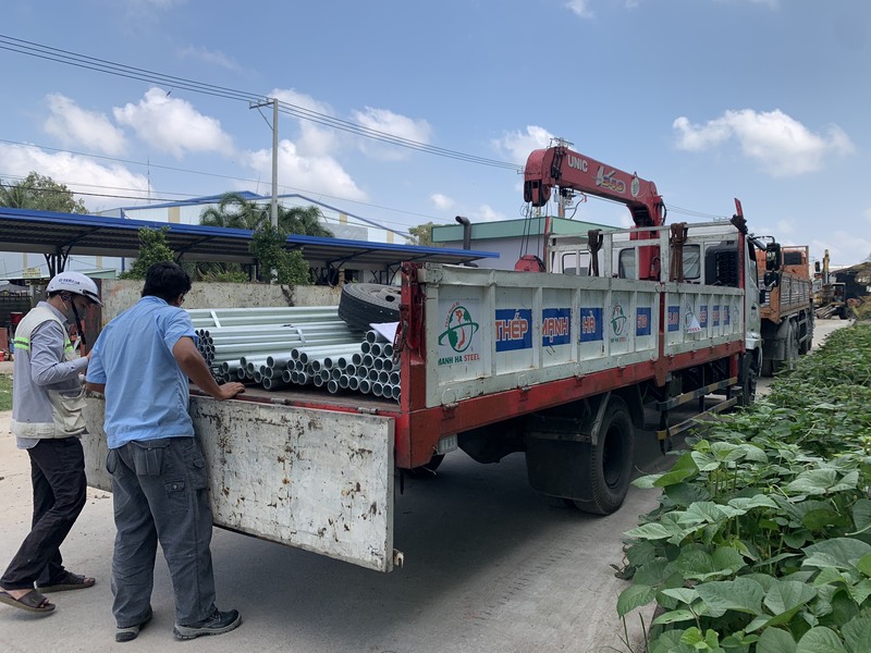 Cung cấp 150 cây ống thép đúc phi 114 x 4 ly cho khu công nghiệp tại Bà Rịa - Vũng Tàu