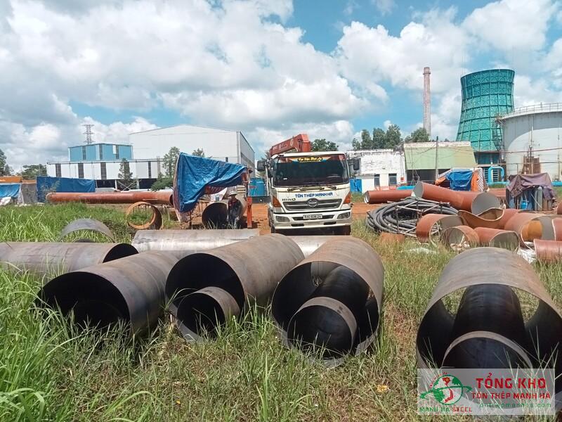 Cung cấp 5 tấn thép tấm 3mm cho dự án gia công bồn chứa tại Bến Lức, Long An