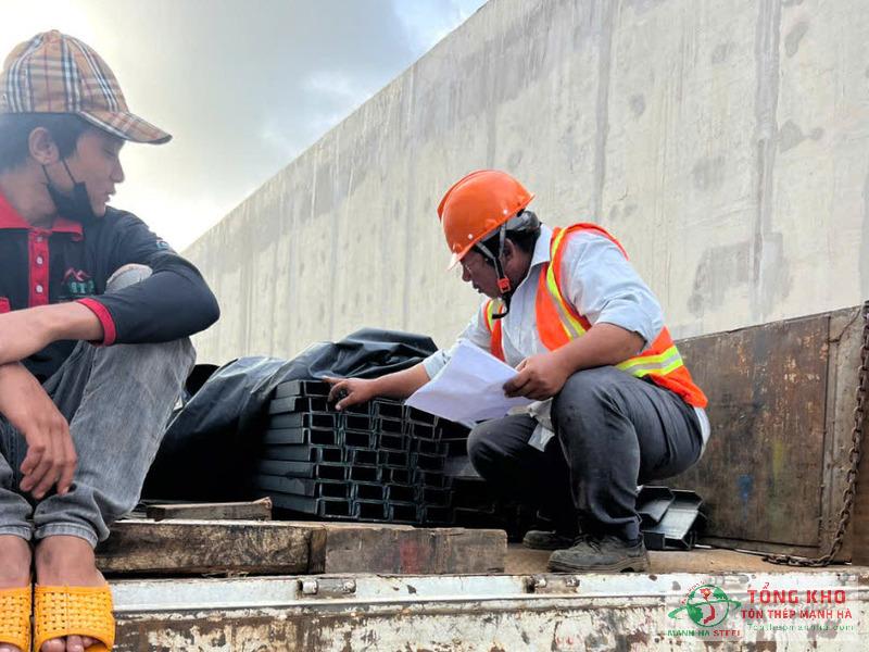 Cung cấp 80 cây thép U100 cho công trình nhà xưởng tại KCN Đất Đỏ, Bà Rịa – Vũng Tàu