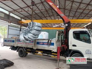 Tôn Thép Mạnh Hà xưởng sản xuất, cung cấp dây kẽm buộc đạ dạng, độ bền cao tại Đắk Nông