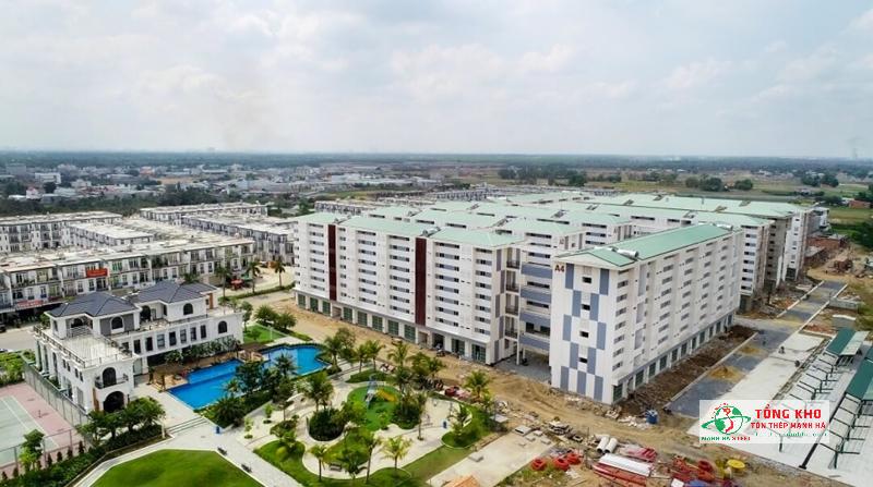 Các dự án nhà ở xã hội tại Tây Ninh phát triển kéo nhu cầu tôn Nam Kim tăng