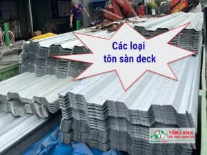Các loại tôn sàn deck