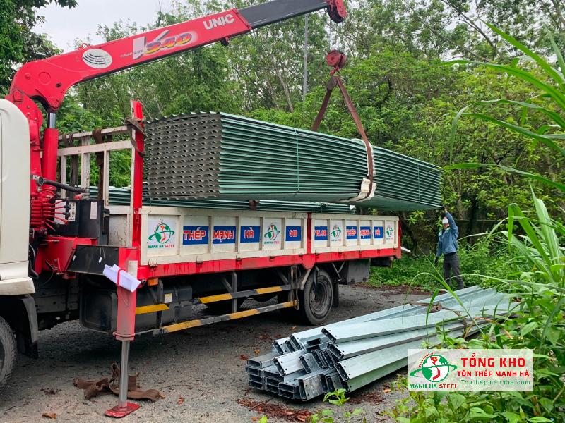 Đại lý tôn Hoa Sen tại Huyện Nhà Bè - Tôn Thép Mạnh Hà cung cấp tôn chính hãng, giá ưu đãi