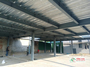 Khung chịu lực là bộ phận tiếp nhận và truyền tải trọng từ sàn xuống kết cấu bên dưới