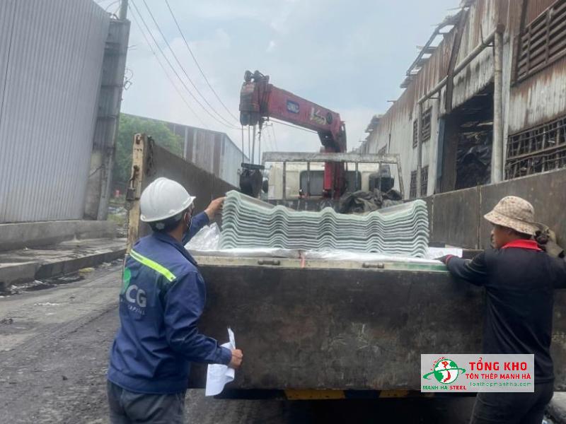 Nhu cầu sử dụng tôn nhựa cho các công trình tại Huyện Cần Giờ ngày càng tăng