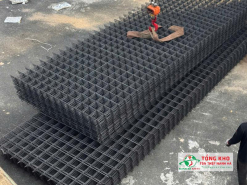 Lưới thép có ô sẵn, rút ngắn thời gian thi công, đảm bảo khoảng cách đồng đều