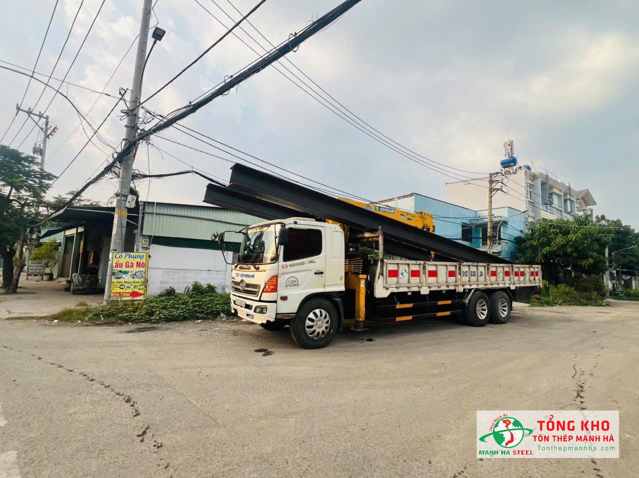 Tôn Thép Mạnh Hà cung cấp thép hình chính hãng, đủ các loại, giao tận nơi toàn Quận 8