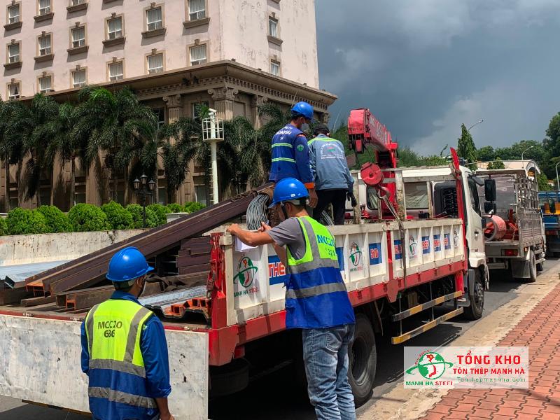 Địa chỉ phân phối thép hình tại Quận Tân Bình cam kết chính hãng, dịch vụ tốt - Tôn Thép Mạnh Hà