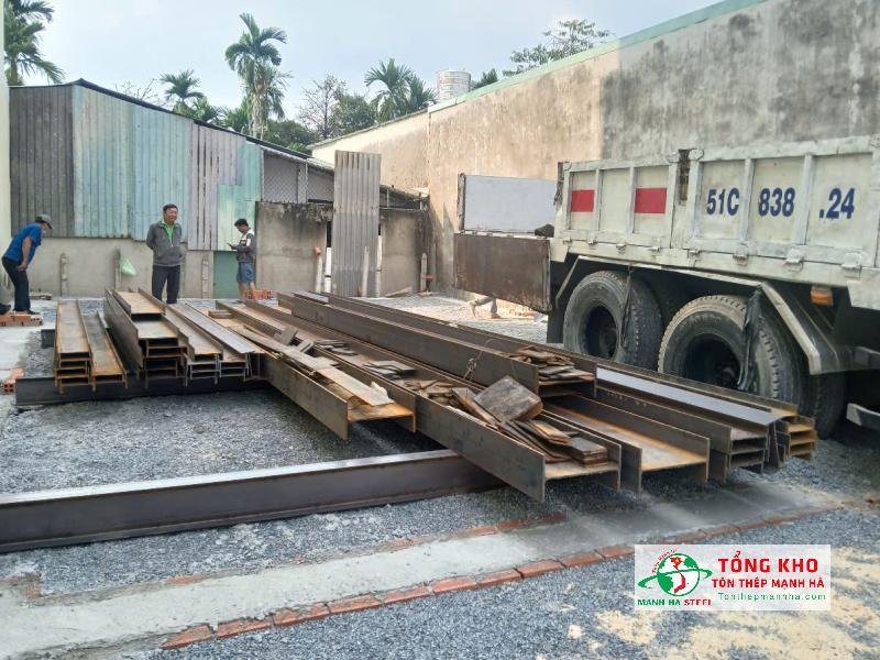Giao thép hình I đủ quy cách đến công trình đường An Dương Vương, Quận 5
