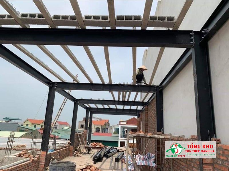 Thép hình được sử dụng phổ biến cho các công trình nâng tầng nhà phố tại Quận 6