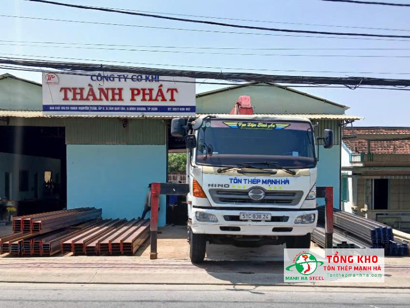 Tôn Thép Mạnh Hà phan phối thép I tại Huyện Bình Chánh chính hãng, nhanh chóng cho mọi công trình