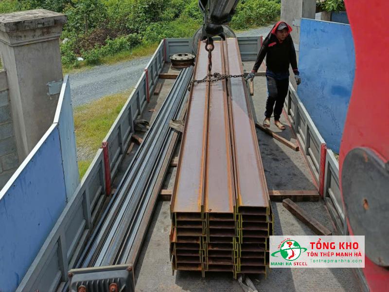 Giao thép I150 cho công trình nhà ở khách hàng tại Tân Phú Trung, Củ Chi