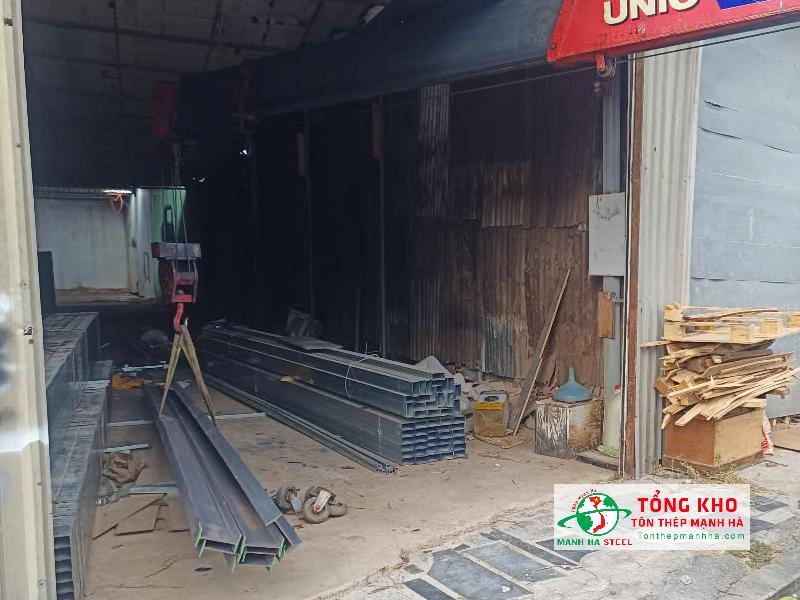 Giao thép hình I cho xưởng cơ khí tại Nhà Bè